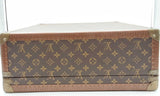 Louis Vuitton Monogram Hard Leather Alzer Travel Trunk Suitcase Eb0623pxxzdu