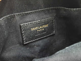 Yves Saint Laurent Round Vinyle Camera Bag In Ivory Graine De Poudre Leather Fw0726wzdu