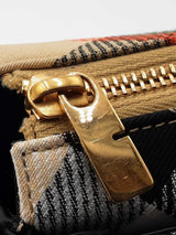 Burberry Snip Crossbody Bag In Check Jacquard Canvas Fw0626pxzdu
