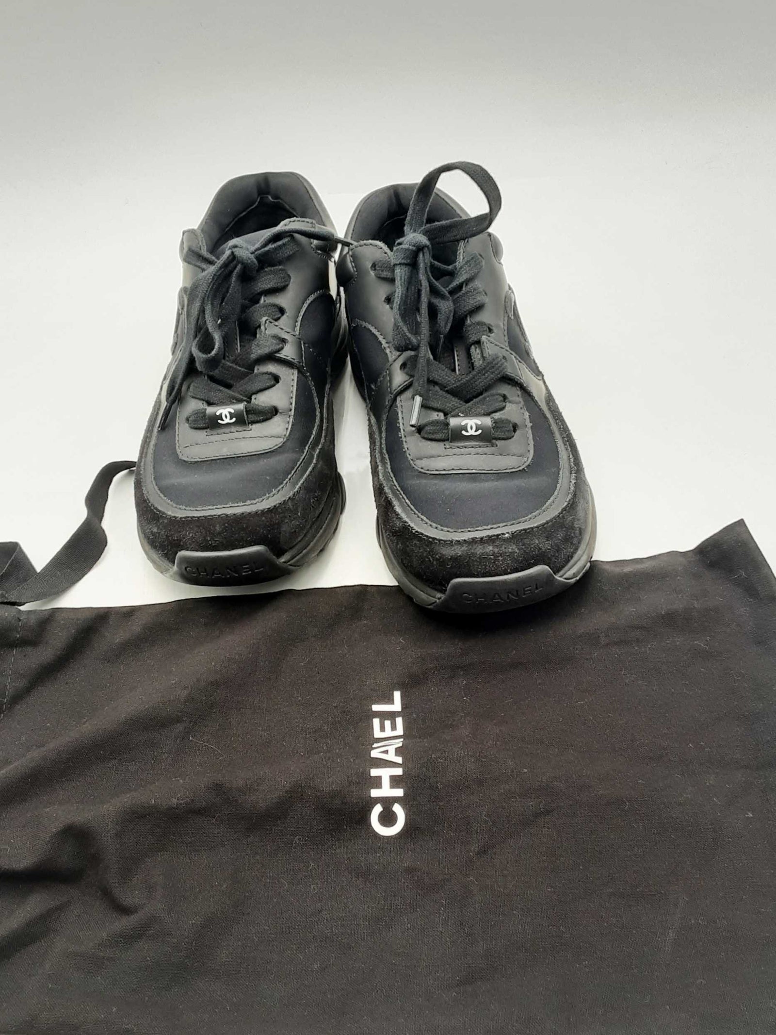 CHANEL ブラック フラットシューズ　36.5 CHANEL シャネル バレエシューズ ブラック レザー - メルカリ