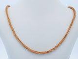 22k Yellow Gold 8 Grams Twisted Chain 16 In Aa0926lzxzde