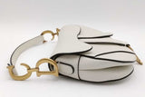 Christian Dior Leather Saddle Bag Eb1026exzsa