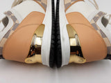 Louis Vuitton Run Away Sneakers In Damier Azur Canvas & Leather Sz 7 Fw0626lrzdu