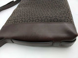 Celine C Macadam Canvas & Leather Shoulder Bag Eb1026crsa