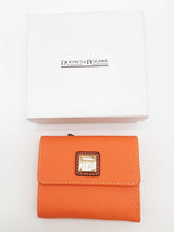 Dooney & Bourke Clementine Orange Pebble Grain Wallet Do1125oxde