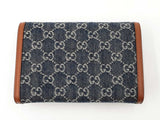 Gucci Dionysus Chain Wallet In Gg Supreme Denim Jacquard & Leather Fw1225rrzdu