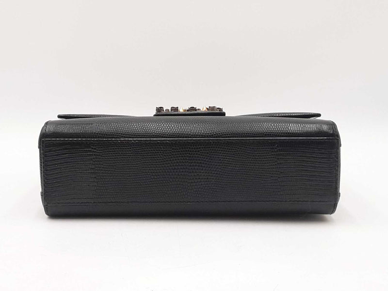 Dolce & Gabbana Dg Milennials Shoulder Bag In Stampa Iguana Calfskin Fw0825lrxdu