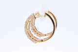 Approx. 1.1ctw Diamond Hoop Earrings In 14k Yellow Gold 4.6 Grams Eb0924lixdu