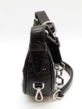 Phillip Plein Crocodile Embossed Shoulder Bag Sd0725czxde