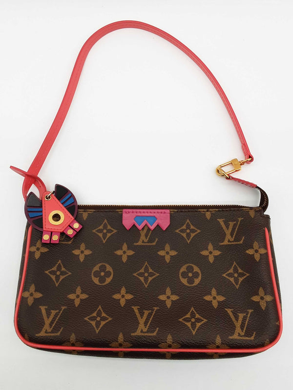 Louis Vuitton Pochette Totem Brown Monogram Shoulder Bag Do0325rrxde