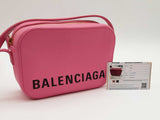Balenciaga Everyday Camera Bag Xs Pink Calfskin Leather Sd1025worde