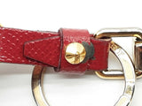 Burberry Red Patent Leather Studded Tassel Key Ring Bag Charm Do0926lxzde
