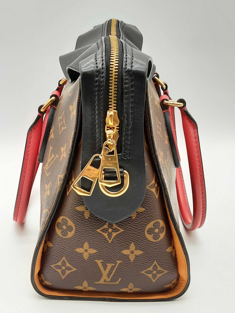 Louis Vuitton Tuileries 2 Way Marine Bordeaux Monogram Handbag Do1124icrde