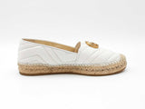 Gucci Gg Marmont Charlotte Espadrilles In Matelassé Leather Size 7 Fw0926lordu