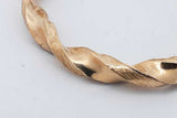10k Yellow Gold Twist Hoop Earrings 4.1 Grams Eb0526lpxsa