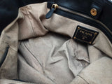 Prada Black Leather Phenix Tote Bag Eb1026lerde