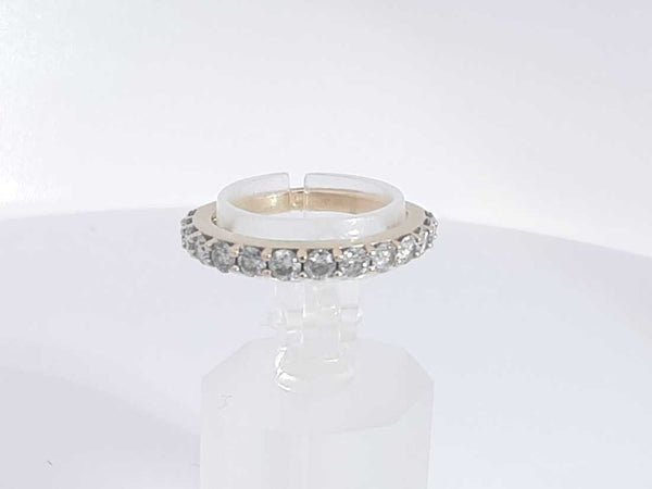0.56 Cttw Diamond 10k Yellow Gold Wedding Band 2.5 Grams Size 6.5 Aa0825lrzsa