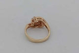0.38cttw Diamond Ring In 14k Yellow Gold 3.4 Grams Size 5.25 Eb0926worsa