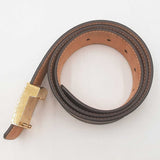 Louis Vuitton Monogram Brown Leather Belt Size 32 Sd0425orzdu