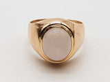 Milky White Moonstone 14k Yellow Gold 7.5g Ring Size 7.5 Do0426pexde