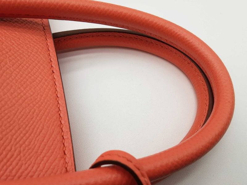Hermes Birkin 25 Flamingo Pink Epsom Palladium Hardware Handbag Do0625lprxzde