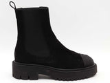 Chanel Laguna Chelsea Boot Black Size 37.5 Aa0926ozxsa