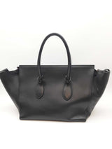 Celine Tie Knot Black Leather Tote Bag Eb1025wxzde