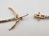 1.00 Cttw Lab Grown Diamonds 14k Yellow Gold 4.3g Tennis Bracelet 7.25 In Do0525rcxde