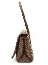 Bottega Veneta Patti Glossy Chocolate Brown Tote Bag Sd0725lzxzde