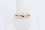 0.4ctw Diamond Ring In 10k Yellow Gold 5.2 Grams Size 8.5 Eb1225lrxdu