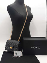 Chanel Reissue Mini 2.55 Handbag Black Aa0326oezxsa