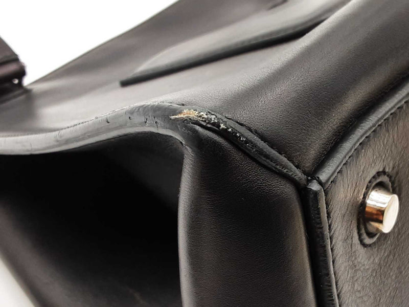 Celine Black & Green Leather Edge Shoulder Bag Eb1125wxzde