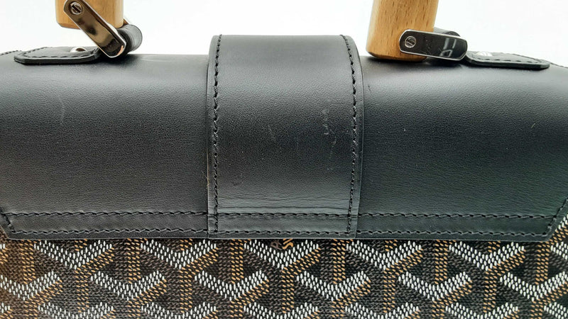 Goyard Saigon Structuré Goyardine Canvas Handbag Fw1224oxzxdu