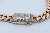 10k Yellow Gold Cuban Link Chain With Diamond Clasp 135.9g 22 Inch Eb0626cxxzde
