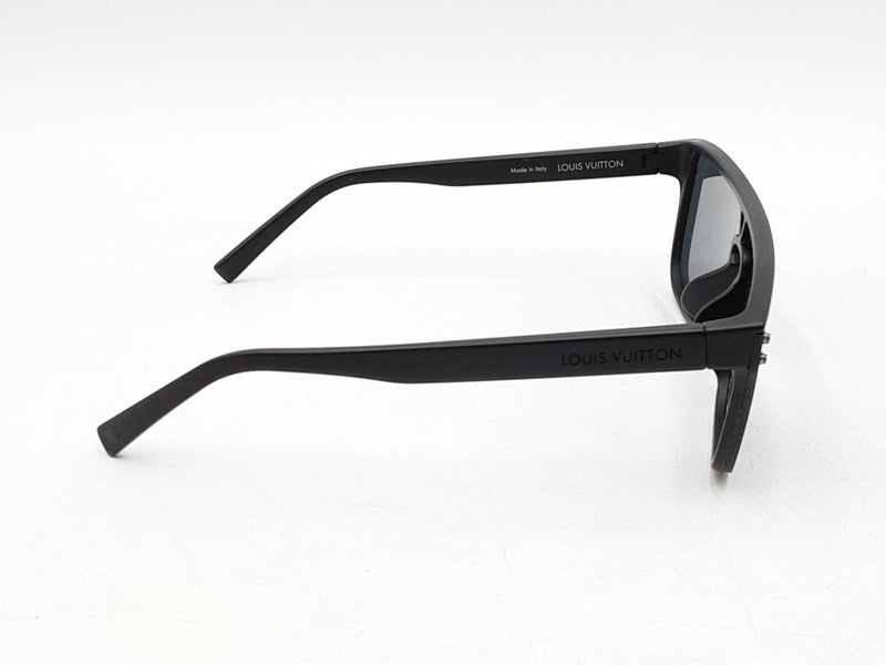 Louis Vuitton Waimea Monogram Lens Sunglasses In Black & Silver Fw1125lrxdu