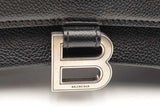 Balenciaga Hourglass Black Leather Top Handle Bag Eb0126rxzsa