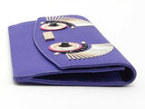 Kate Spade Liana Monster Purple Wallet Aa0826lzsa