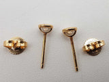 Tiffany & Co. Diamonds 18k Yellow Gold 1.1g Stud Earrings Do0425llxzde