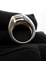 David Yurman 0.58 Cttw Diamond & Sterling Silver Cable Ring 9.9 Grams Size 6 Fw0726lrzdu