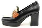 Gucci Quentin Grenada Horsebit Platform Loafers Size 38.5 Eb1024lrxsa