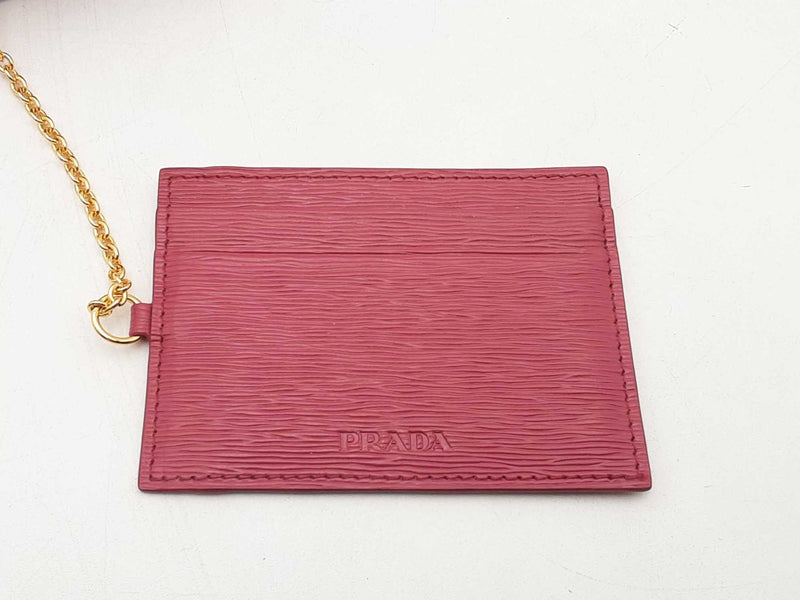 Prada Saffiano Leather Fold Over Continental Wallet Pink Aa0625lzxsa