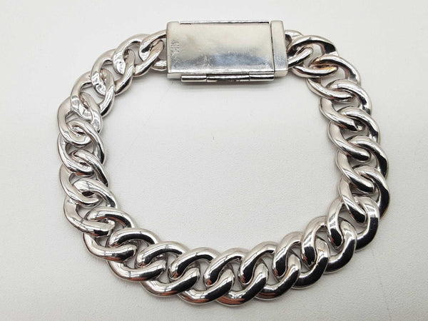 5.30 Cttw Diamonds 14k White Gold 43.2g Cuban Link Bracelet 7 In Do0725opxzde