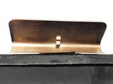 Marni Black Crinkled Patent Leather Large Clutch Do0526lxzde