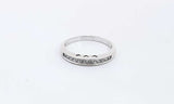 14k White Gold Diamond 0.0ctw Ring Size 7 Hs0124irsa