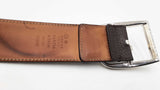 Gucci Beige Canvas Guccissima Belt Brown Belt 80-32 Sd0126lpzdu
