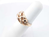 14k Yellow Gold Woven Dome Ring 4.2 Grams Size 5.75 Fw0526ozxdu