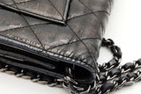 Chanel Aged Striped Leather Reissue Wallet On A Chain Eb0626lpxzde