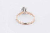 0.50ctw Diamond Solitaire Ring In 14k Yellow Gold 2 Grams Size 6 Eb0725oorsa