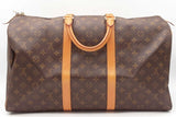 Louis Vuitton Monogram Canvas Keepall 50 Eb0626icodu