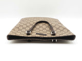 Gucci Plus Joy Vertical Tote In Beige & Brown Gg Monogram Canvas Fw1225ooxdu